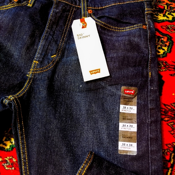 "LEVI'S " LEVI STRAUSS &CO.  510 SKINNY STRETCH        32 X 34 - Picture 1 of 6